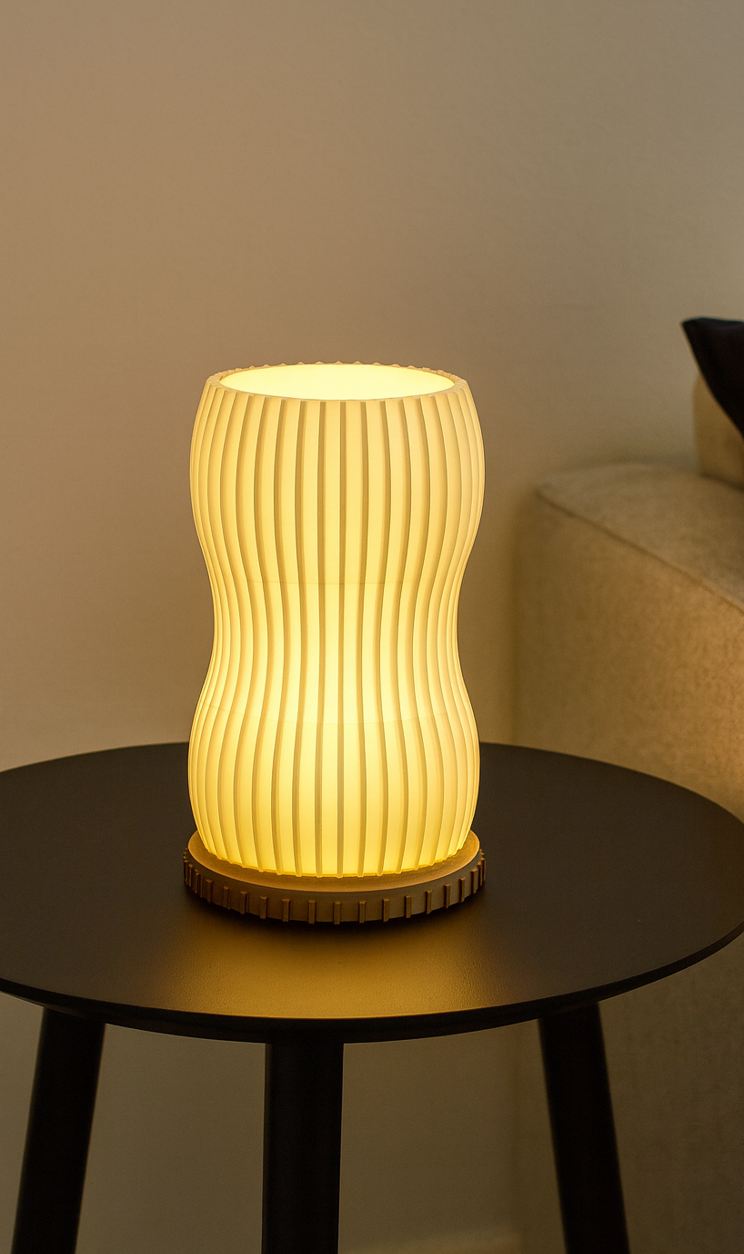 Lampe décorative imprimée en 3D